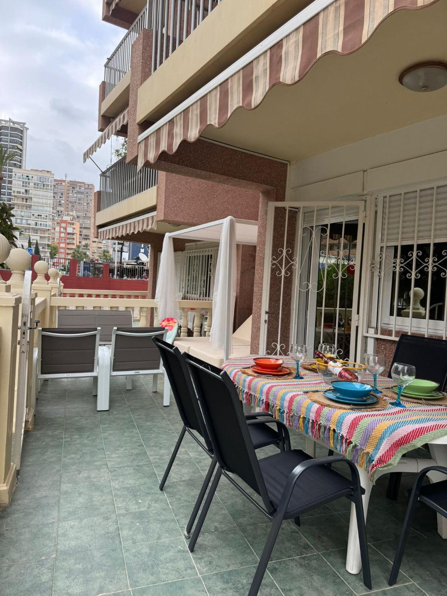 Super Terrace Levante Front Line Apartment Los Ranchos Self Check-In, Free Parking Benidorm Esterno foto
